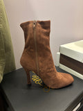 Mocha Square Toe Bootie