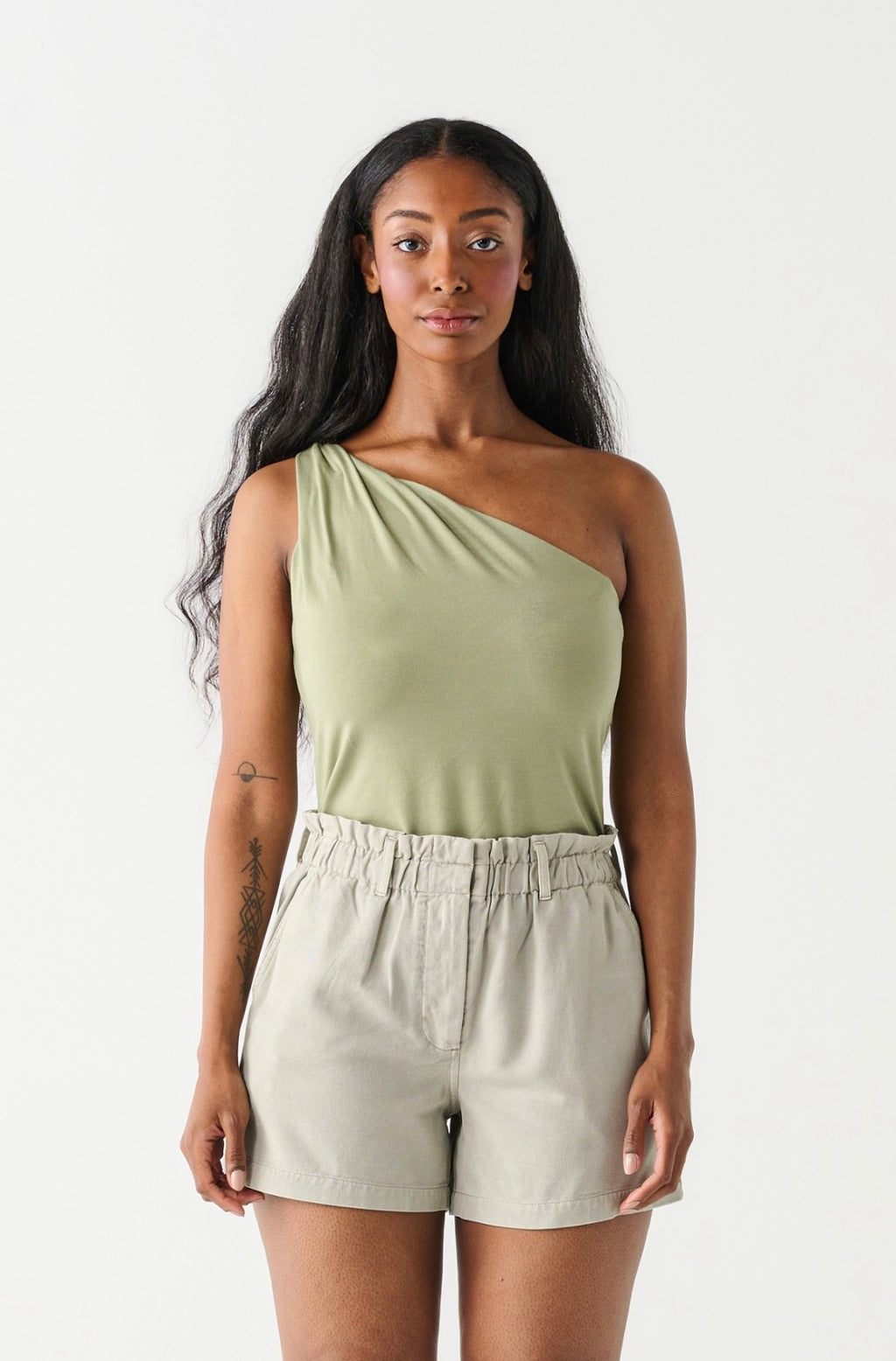 Olive Twist Strap Cami