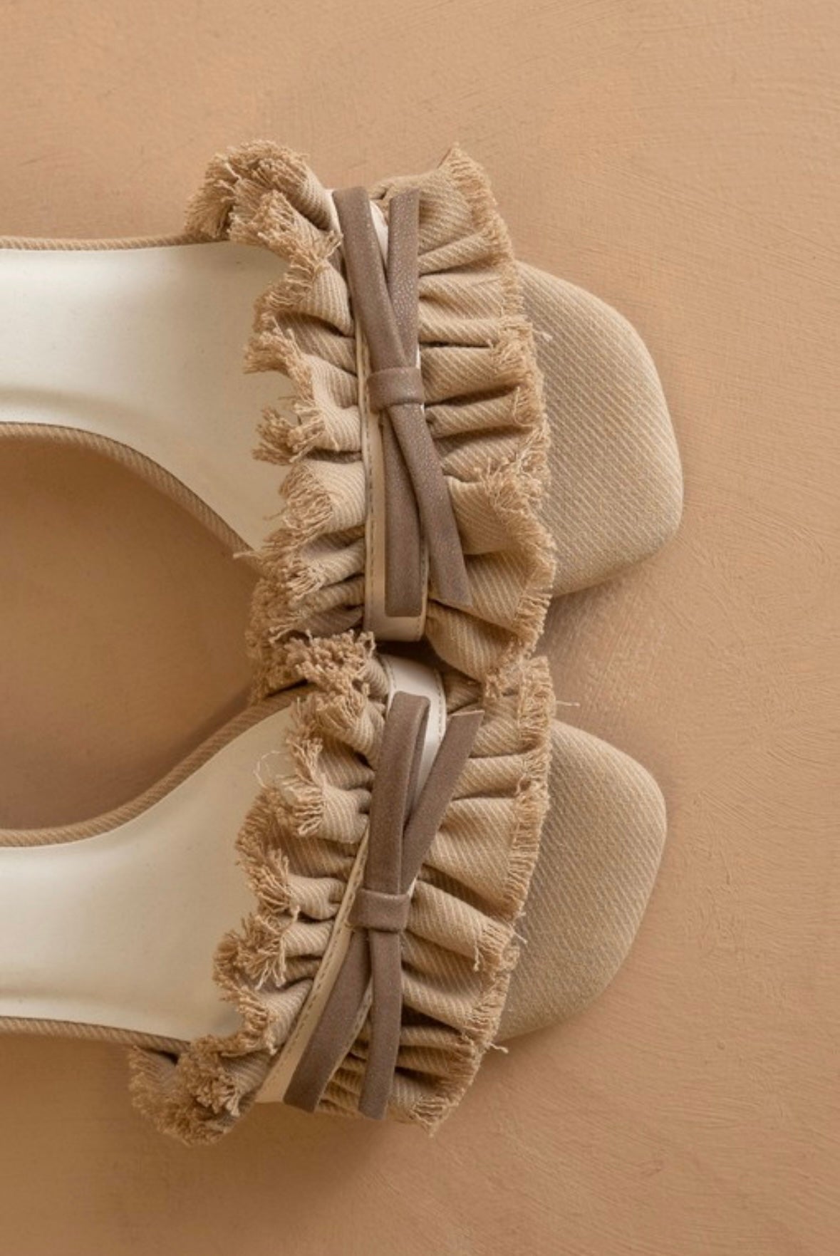 Khaki Julissa Bow Sandals