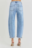 Roxi High Rise Barrel Jeans