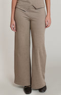 Heather Brown Wide Leg Pants