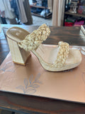 Chloe Raffia Platform Sandals