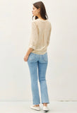 Ivory Print Tie Top