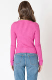 Orchid Ribbed Button Down
