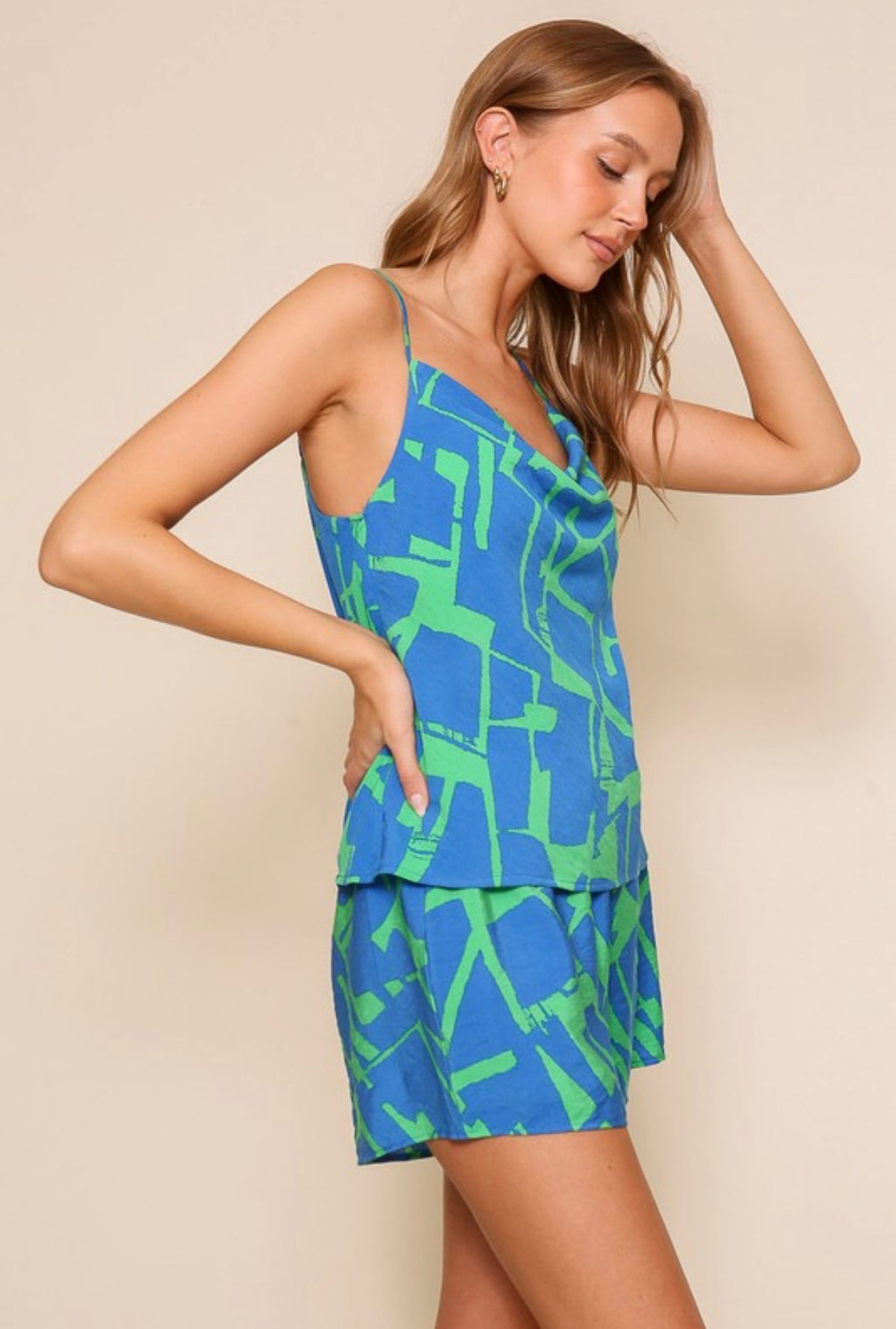 Blue & Green Abstract Set