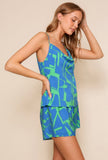 Blue & Green Abstract Set