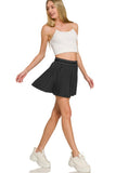 Black Tennis Skort