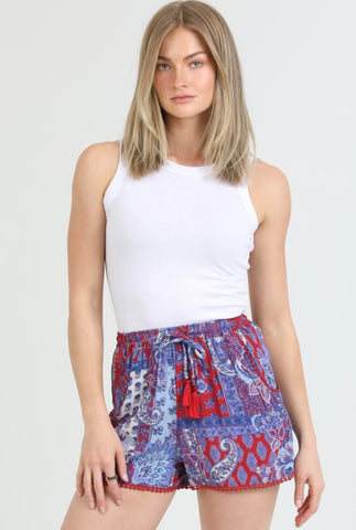 Americana Patchwork Shorts