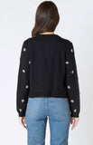 Black Rhinestone Cardigan