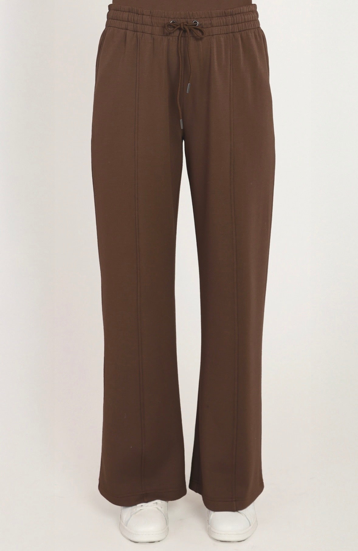 Milk Chocolate Wide Leg Sweatpants