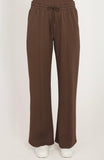 Milk Chocolate Wide Leg Sweatpants