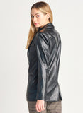Black Leather Blazer