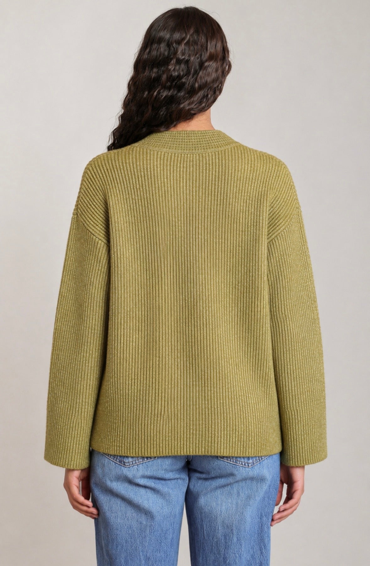 Leaf V-Neck Sweater