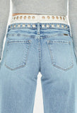 Double Waist Wide Leg Jeans