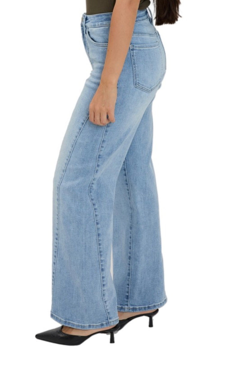 Hailey High Rise Wide Leg Jeans