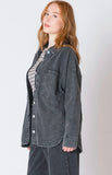 Washed Black Shacket