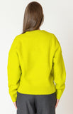 Lime V-Neck Sweater