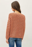 Terracotta Textured Sweater