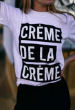 White Crème De La Crème Tee