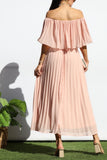 Blush Accordion Dress