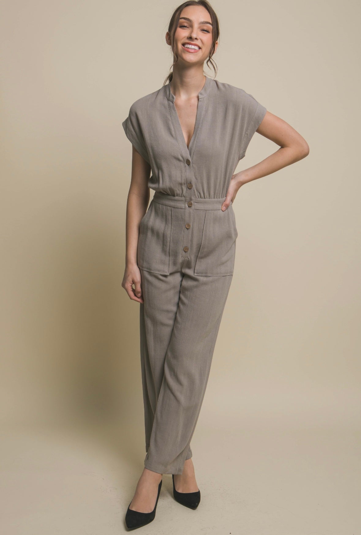 Stone Utility Jumpsuit