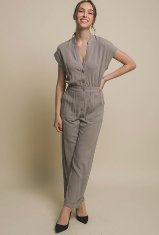 Stone Utility Jumpsuit