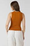 Burnt Orange Seam Tank Top
