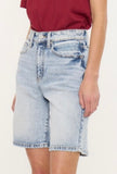 High Rise Light Bermuda Shorts