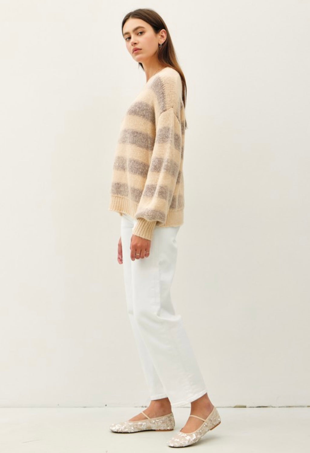 Poppy Stripe Sweater
