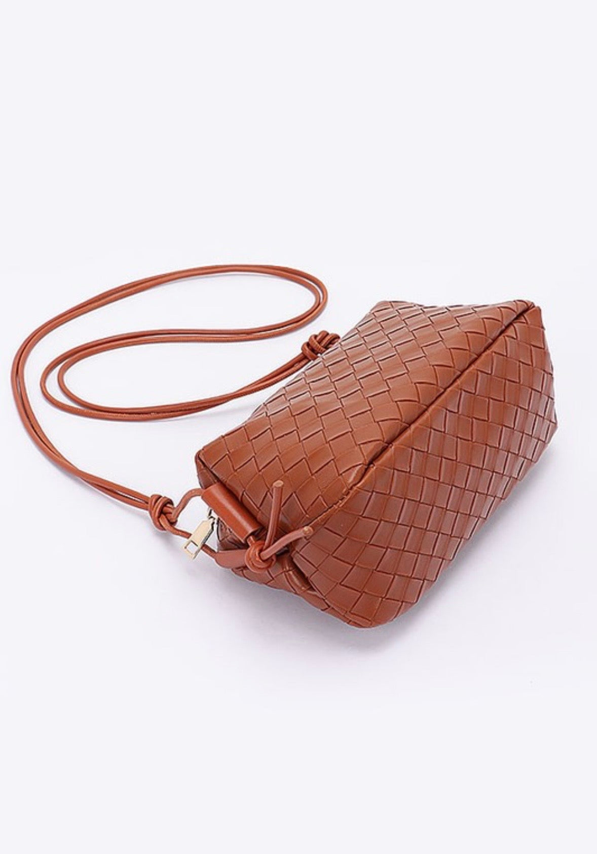 Camel Woven Camera Bag