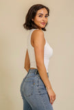 White Asymmetric Tank