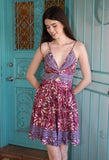 Purple Mix Peekaboo Dress