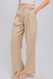 Linen Wide Leg Pants
