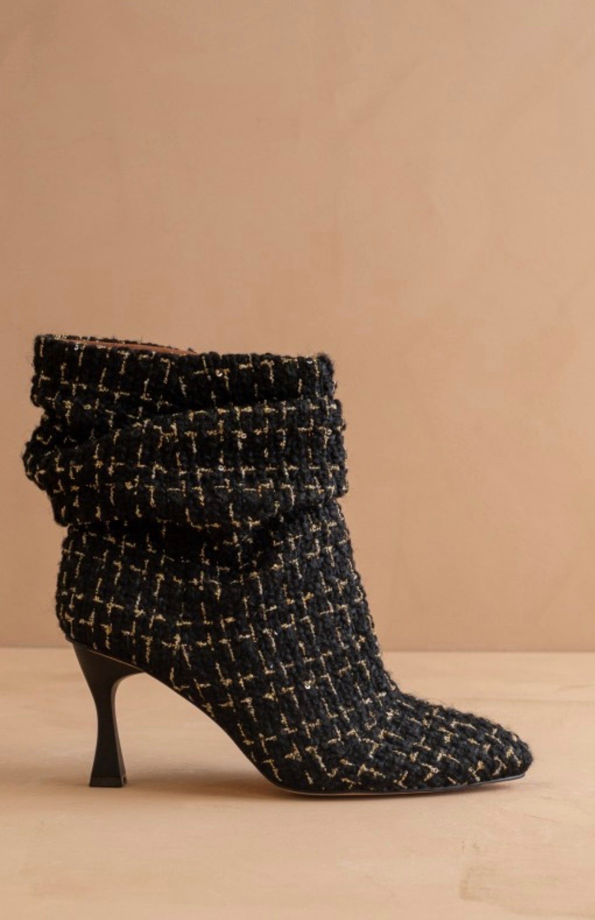 Gina Slouch Tweed Bootie