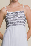White Embroidered Maxi Dress