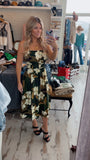 Palm Blossom Midi Dress