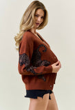 Rust Tiger Cardigan