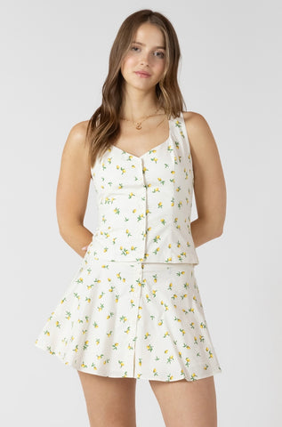 Lemon Halter Top