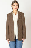 Brown Tweed Blazer