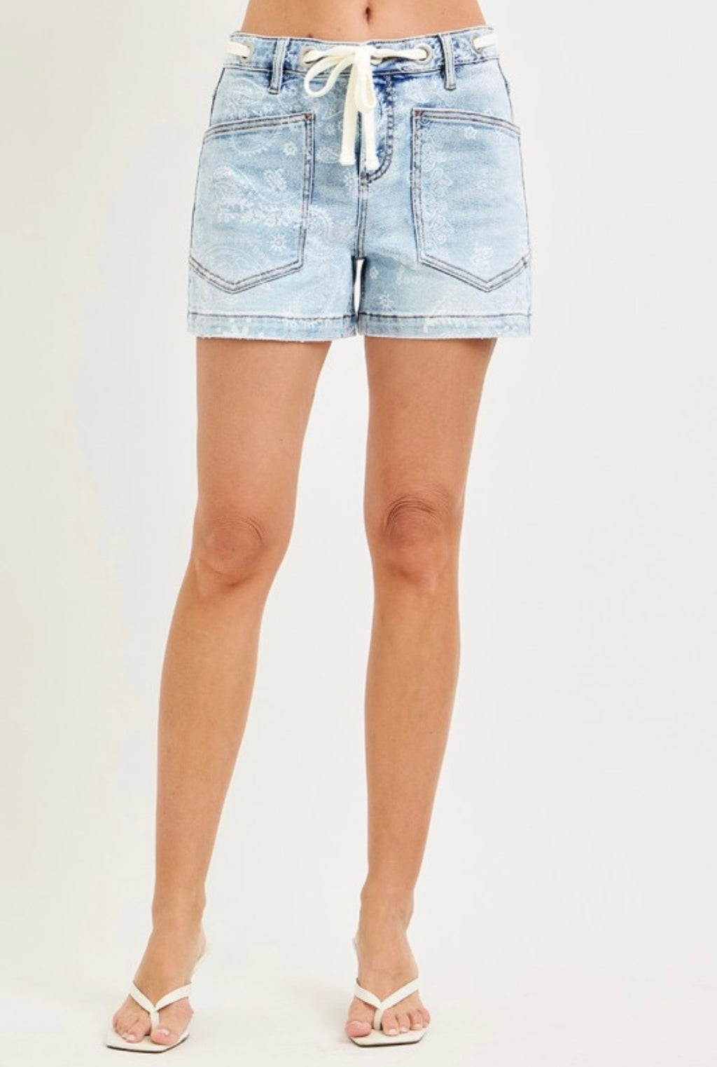 Light Paisley Shorts