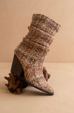 Letty Tweed Slouch Bootie