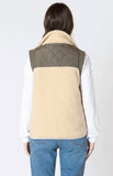 Olive Sherpa Vest