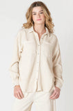 Cream Waffle Shacket