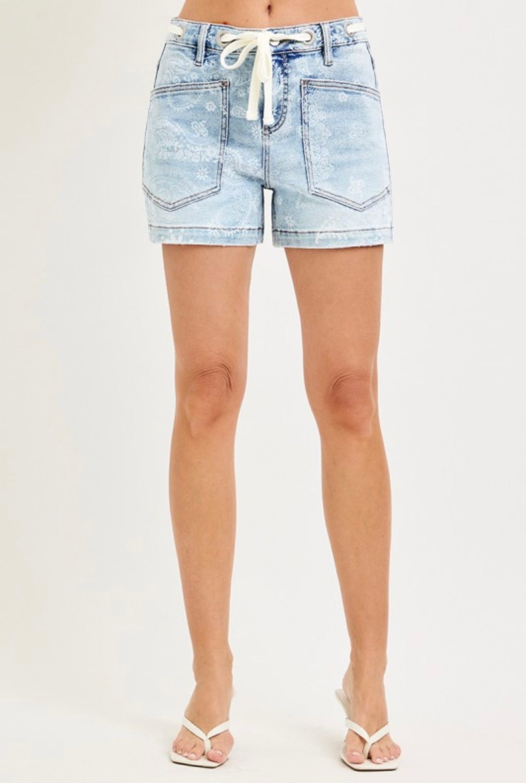Light Paisley Shorts