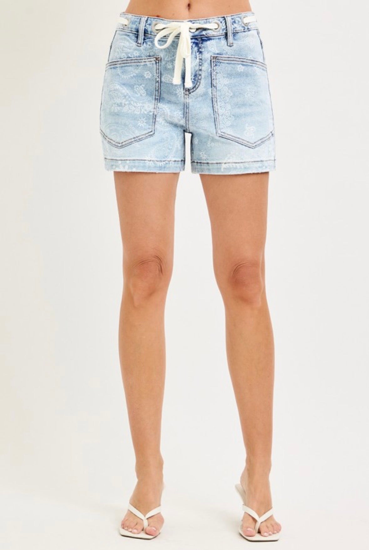 Light Paisley Shorts