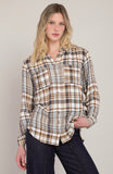 Brown Plaid Button Down