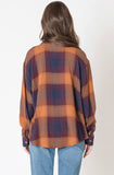 Plum Plaid Button Down