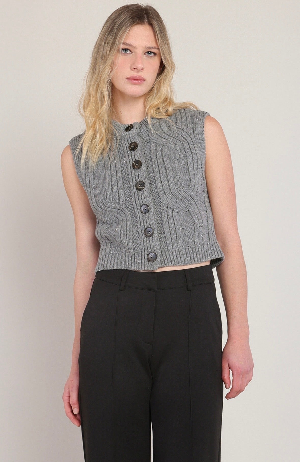 Great Button Sweater Vest