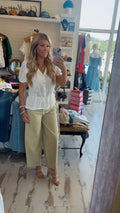 Sage Barrel Jeans