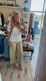 Sage Barrel Jeans